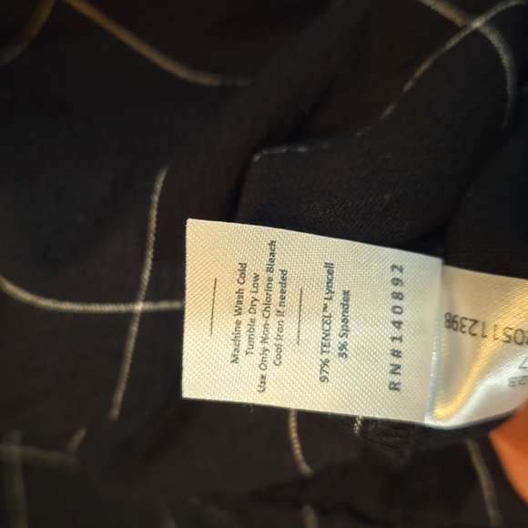 NWT Marine Layer The Tencel Allison Trouser Windowpane - Picture 6 of 8